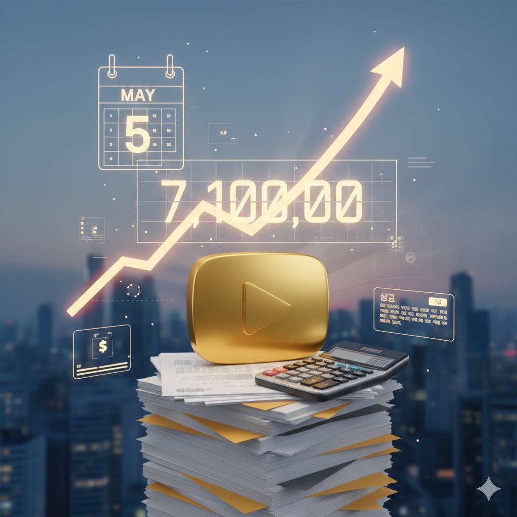 유튜브 수익 종합소득세 신고 평균 '이 금액'이나 된다고? 상위 1%의 충격적인 수입 공개