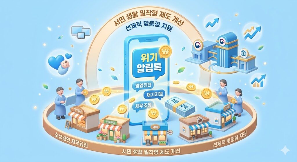 소상공인 위기 알림톡